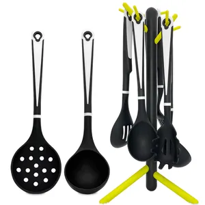 Feixiong Set di utensili da cucina in Silicone da 7 pezzi all'ingrosso con supporto Set di utensili e gadget da cucina facili da pulire accessori da cucina