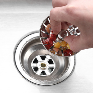 Bouchon de vidange en acier inoxydable GTF, version standard, filtre anti-colmatage pour évier de cuisine et couvercle de drain de vaisselle - Product Image 2
