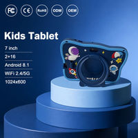 Tablet Anak 7 Inch Android 8.1 2GB 16GB WiFi 1024x600 Spaceman Tablet PC Edukasi Anak dengan Casing Astronaut dan Bracket