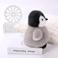 Ours blanc créatif ours polaire en peluche poupée câlin gris pingouin en peluche simulation d'animaux polaires pingouin en peluche jouet