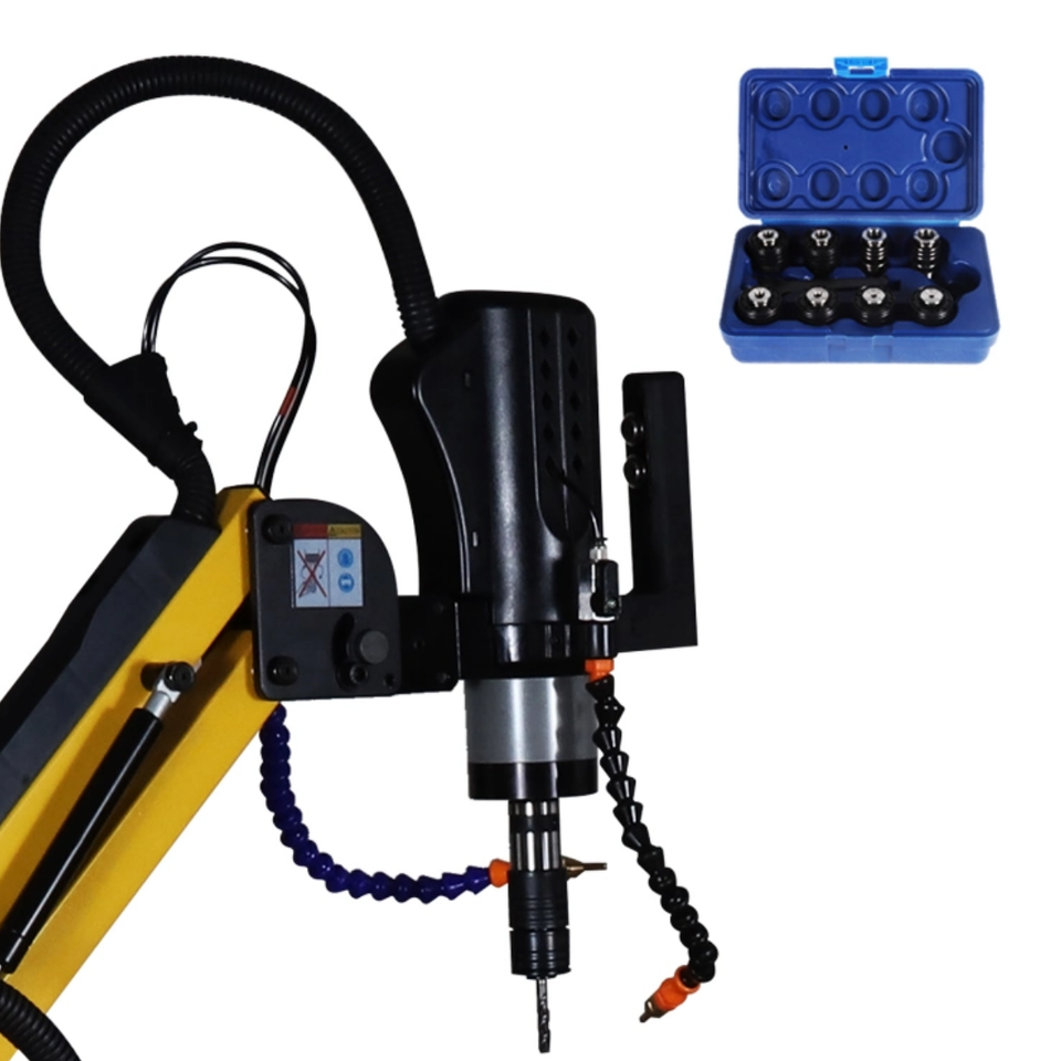 M16 Electric Tapping Machine Automatic Oiling and Air Blowing Universal ...