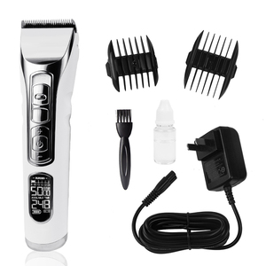 Cortadora <span class=keywords><strong>de</strong></span> <span class=keywords><strong>pelo</strong></span> OEM <span class=keywords><strong>de</strong></span> alta calidad, cortapelos profesional con pantalla LCD, hoja afilada <span class=keywords><strong>de</strong></span> acero inoxidable, venta al por mayor - Product Image 2