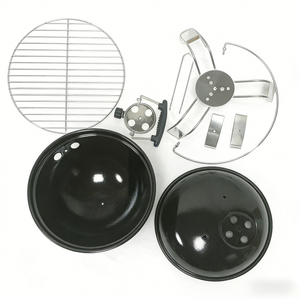 <span class=keywords><strong>Parrilla</strong></span> de Domo Estilo Coreano Moderna Personalizada de Fábrica, <span class=keywords><strong>Parrilla</strong></span> Portátil Premium para Exteriores con Termómetro, Asa de Transporte y Acabado Cromado - Product Image 6