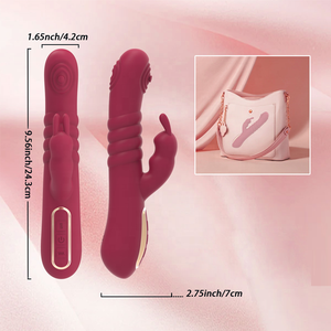 Vibrateur lapin OEM pour femmes, masseur personnel, vibrateur lapin en silicone à succion, point G, jouet sexuel pour adultes, masturbateur féminin pour filles. - Product Image 2