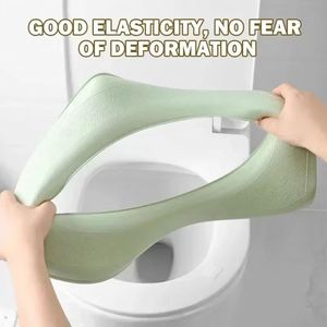 Funda Impermeable para Asiento de Inodoro en Forma de V, Lavable, con Cojín de Espuma, Artículo para Baño, Mercancía para el Hogar - Product Image 4