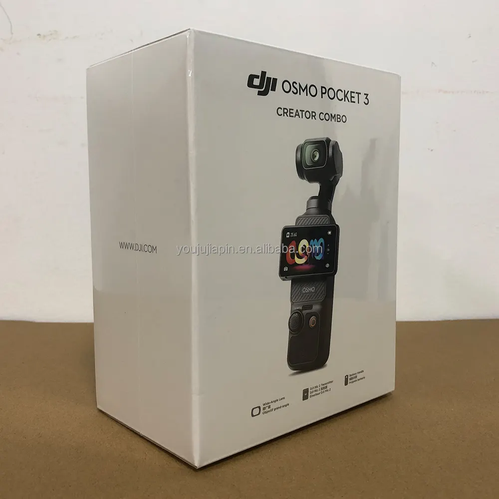 Карманная камера DJI Osmo Pocket 3 Creator, 1 дюйм, CMOS, 2 дюйма, Горизонтально-вертикальная съемка, 3 оси, Gimbal ActiveTrack 6