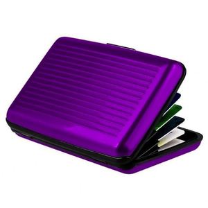 Men's Women's Metal RFID Blocking <b>Card</b> Case Slim Waterproof Name <b>Card</b> <b>Protector</b> Wallet Credit <b>Card</b> Holder Bag Clips Product - Product Image 4