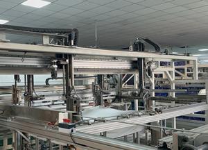 สายการผลิตสำหรับตัดและเย็บแผ่นติดตั้งแบบอัตโนมัติทั้งหมด - Product Image 3