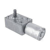 Couple élevé Miniature Dc 6v 12v 24v 10 20 30 tr/min Turbine en métal autobloquant réversible moteur réducteur à vis sans fin avec encodeur