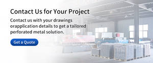 Tôle métallique perforée à fentes pour la ventilation, les clôtures et les projets de construction industrielle - Product Image 2