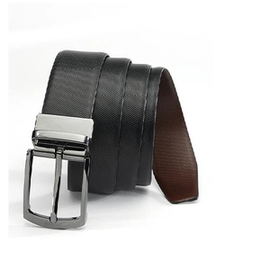 Cinturón de Cuero Genuino para Hombre, Casual, con Hebilla Metálica de Primera Calidad, Correa Ajustable y Duradera para Jeans y Oficina, en Oferta - Product Image 1