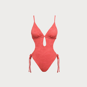 Summer Clothes Solid Bathing Suits Sexy One Piece Swimsuit Figure-hugging <b>Ladies</b> Bikini - Product Image 6