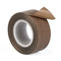 Ruban adhésif en fibre de verre revêtu de PTFE, bande adhésive de haute qualité directement à l'usine, m