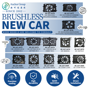 พัดลมหมุนเวียนแบบวงกลม AC.117.2454 OE A1698203542 400W พร้อมโมดูลควบคุม พัดลมหม้อน้ำสำหรับรถเบนซ์ ปี 2004-2012 เบนซ์ B ปี 2005-2011 เครื่องยนต์ 2.0 ลิตร - Product Image 4