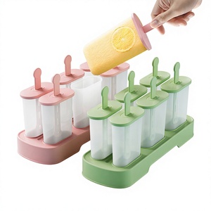<span class=keywords><strong>Molde</strong></span> <span class=keywords><strong>de</strong></span> helado <span class=keywords><strong>de</strong></span> colores con tapa <span class=keywords><strong>de</strong></span> grado alimenticio para el hogar, caja para bloques <span class=keywords><strong>de</strong></span> hielo caseros - Product Image 1