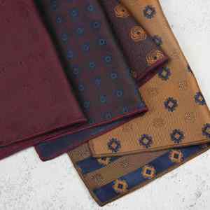 Pañuelo de bolsillo para hombre con diseño vintage de Paisley, nuevo, de poliéster, para vestir, al por mayor - Product Image 4