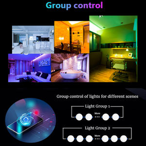 OEM ODM düşük adedi Tuya WiFi müzik kontrol cihazı parti ışıkları 4 inç RGBCW akıllı LED Panel AYDINLATMA - Product Image 3