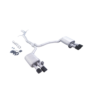 Sistema di Scarico Catback Valvetronic GFC in Acciaio Inox 304 per Audi <span class=keywords><strong>A4</strong></span> 2.0T B8 <span class=keywords><strong>Station</strong></span> <span class=keywords><strong>Wagon</strong></span> 2008-2016 - Product Image 4