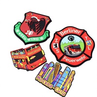 Patch personnalisé en PVC/caoutchouc durable, forme sur mesure, emblème de marque en plastique souple avec support thermocollant pour sacs d'équipement tactique - Prix de gros