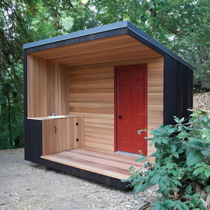 Carré en <span class=keywords><strong>bois</strong></span> massif pour 2 personnes Design moderne Sauna à vapeur sèche <span class=keywords><strong>Hammam</strong></span> à vapeur Ordinateur électrique Panneau de commande Utilisation en <span class=keywords><strong>extérieur</strong></span> - Product Image 6