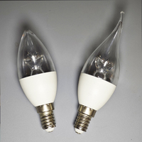 Lampu Lilin LED 5W 6W 7W 9W dengan Basis E14, Model Bunga Vintage