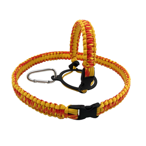 Produsen buatan tangan bertahan hidup untuk Paracord menangani botol air <span class=keywords><strong>Tumbler</strong></span> untuk mendaki mudah dibawa tali bahu - Product Image 2