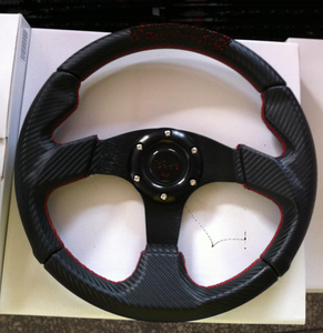 Volant de course haute performance léger, forme ergonomique pour le drift et les courses sur <span class=keywords><strong>circuit</strong></span> - Product Image 2