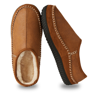<span class=keywords><strong>Chaussons</strong></span> <span class=keywords><strong>mocassins</strong></span> chauds pour hommes, <span class=keywords><strong>chaussons</strong></span> en peluche pour hommes pour l'extérieur, <span class=keywords><strong>chaussons</strong></span> confortables pour la maison pour hommes - Product Image 4