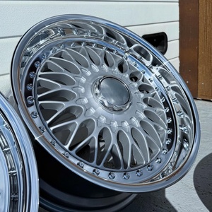 Jantes de remplacement en alliage d'aluminium forgé poli de haute qualité, légères, 17x8 2PC RC090 pour E39 Série 5 <span class=keywords><strong>E38</strong></span> Série 7 - Product Image 3