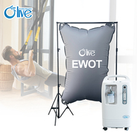 Système EWOT Olive 1000L, réservoir haute capacité, masque d'entraînement pour athlètes, exercice EWOT avec oxygénothérapie