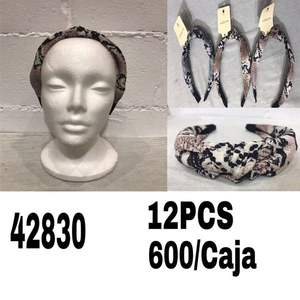 Diadema con nudo de moda para mujer, banda elástica de tela para el cabello, accesorio informal con lazo - Product Image 4