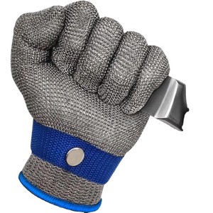 Gants de protection intégrale anti-choc avec double filtre, grand champ de vision, en acier inoxydable de haute qualité, résistants aux déchirures, personnalisables - Product Image 2