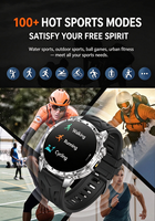 Montre connectée Hot IW07, batterie 1000 mAh, lampe torche LED, appel Bluetooth, suivi du rythme cardiaque et de l'oxygène sanguin (SpO2), suivi du sommeil, logo OEM Android iOS