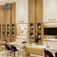 Agencement Intérieur Complet de Bijouterie Personnalisée : Solutions de Mobilier de Présentation de Bijoux avec Éclairage LED de Luxe
