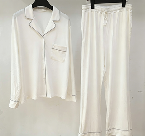 <strong>Pyjama</strong> Sets Women Custom Organic Cotton Bamboo Modal Pajamas for Women Soft Sleepwear Women' s Pajamas - Product Image 4