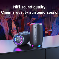 Đèn LED RGB di động Zealot S61 10W không dây, loa 5.2, chống nước IPX5, pin 4400mAh, dùng cho ngoài trời và máy tính