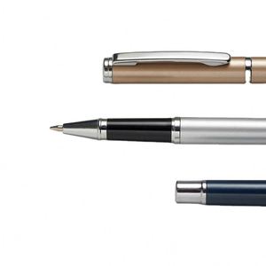 Stylo Gel Métallique Personnalisé avec Logo Imprimé, Stylo Bille Promotionnel de Haute Qualité, Pointe 0,5 mm, Encre Gel Noire et Bleue - Product Image 4