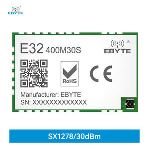 EBYTE ODM E32-400M30S ตัวอย่างฟรี SX1276 LoRa Spread Spectrum 433MHz 470MHz ระยะไกล 10 กม. 30dBm โมดูลไมโคร LoRa - Product Image 2