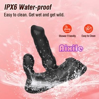 Frauen-Spielzeug Stoßender Dildo Reitvibratoren mit 10 Vibrationsmodi 10 Teleskopmodi G-Punkt-Klitoris-Stimulation Erwachsenen-Sexspielzeug