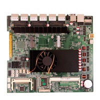 Carte mère de pare-feu LIMYEE X86 prenant en charge le processeur Intel Core I3-2370M avec 6 ports LAN