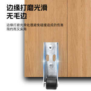 Silent Side Mounted Directional Caster Metal Plate Mount Polyurethane <b>Wheel</b> <b>For</b> Furniture <b>Tables</b> And Chairs - Product Image 3