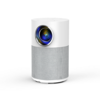Mini projecteur Javoda H2P Allwinner H727 Android 14 intelligent 5G WiFi 8 Go 720P avec batterie intégrée, portable, pour cinéma maison et usage professionnel