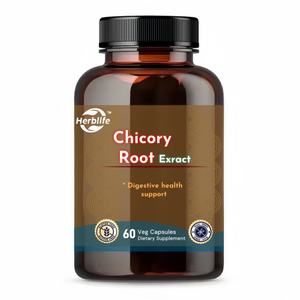 Capsules d'extrait de racine de chicorée OEM ODM, approvisionnement en usine, complément alimentaire à base de plantes pour une digestion optimale et une absorption élevée - Product Image 1