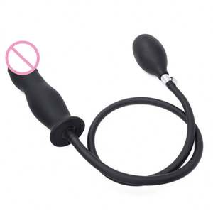 Analdilator <span class=keywords><strong>Dildo</strong></span> Pumpe Analsexspielzeug Frauen Männer Homosexuelle aufblasbarer Po-Splug Vibrator riesige Prostata-Massage - Product Image 1