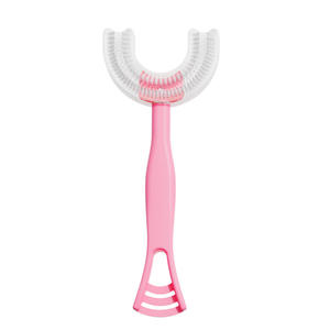 Escova dental infantil u-forma bebê escova dente <span class=keywords><strong>silicone</strong></span> crianças u escova dental moldada - Product Image 5
