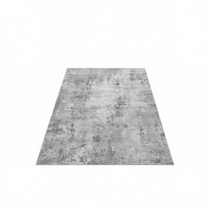 Tappeto astratto Loom Luxe 8X10 grigio chiaro, anti-pelo, antimacchia, per soggiorno, ufficio, sala da pranzo - Product Image 1