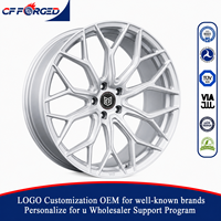 Jantes en alliage pour voiture de tourisme de luxe monobloc 19 20 21 pouces argent poli 5x114.3 pour Tesla Model Y Performance