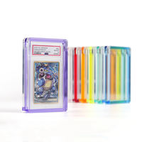 En stock : Étui de protection antichoc en acrylique plastique anti-jaunissement pour cartes de jeu classées