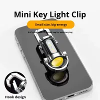 Senter Saku LED Kustom Baterai Lithium Plastik IP65 Darurat Hiking Camping Label Pembeli Tersedia Pasokan Langsung Pabrik