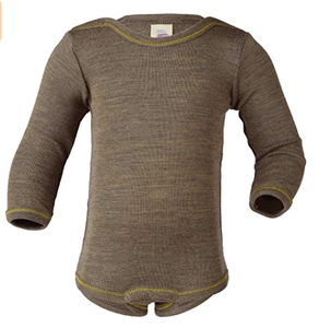 Camiseta de lana merina para bebés y niños, ropa interior larga, capa base, 100% - Product Image 1